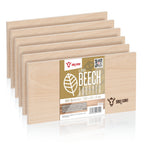 Räucherbrett, 30 x 15 x 1 cm, 100 % Buchenholz