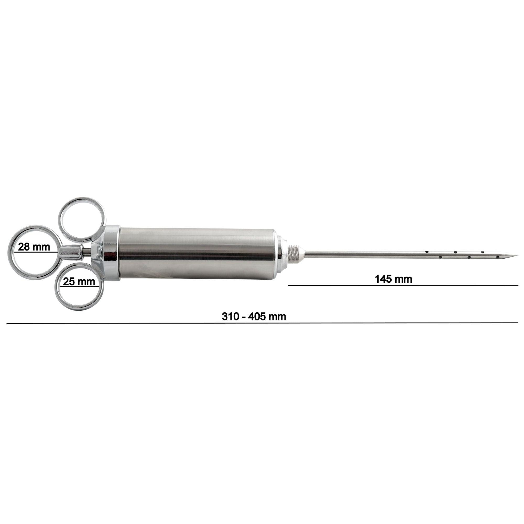Pulled Pork Set, 5-teilig, inkl. Fleischmarinierspritze, Thermometer und Fleischkrallen