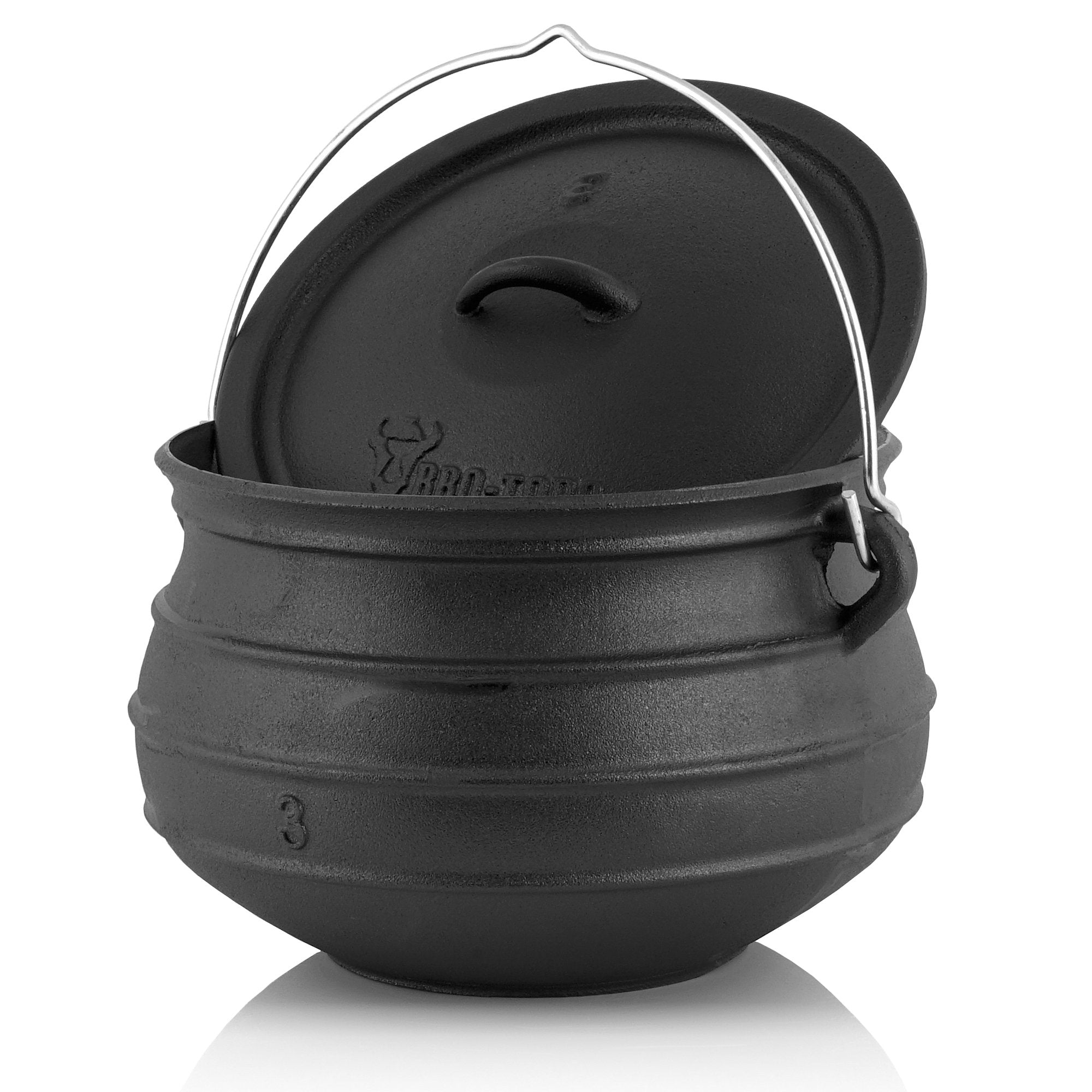 Potjie, Südafrikanischer Kochtopf, Gusseisen