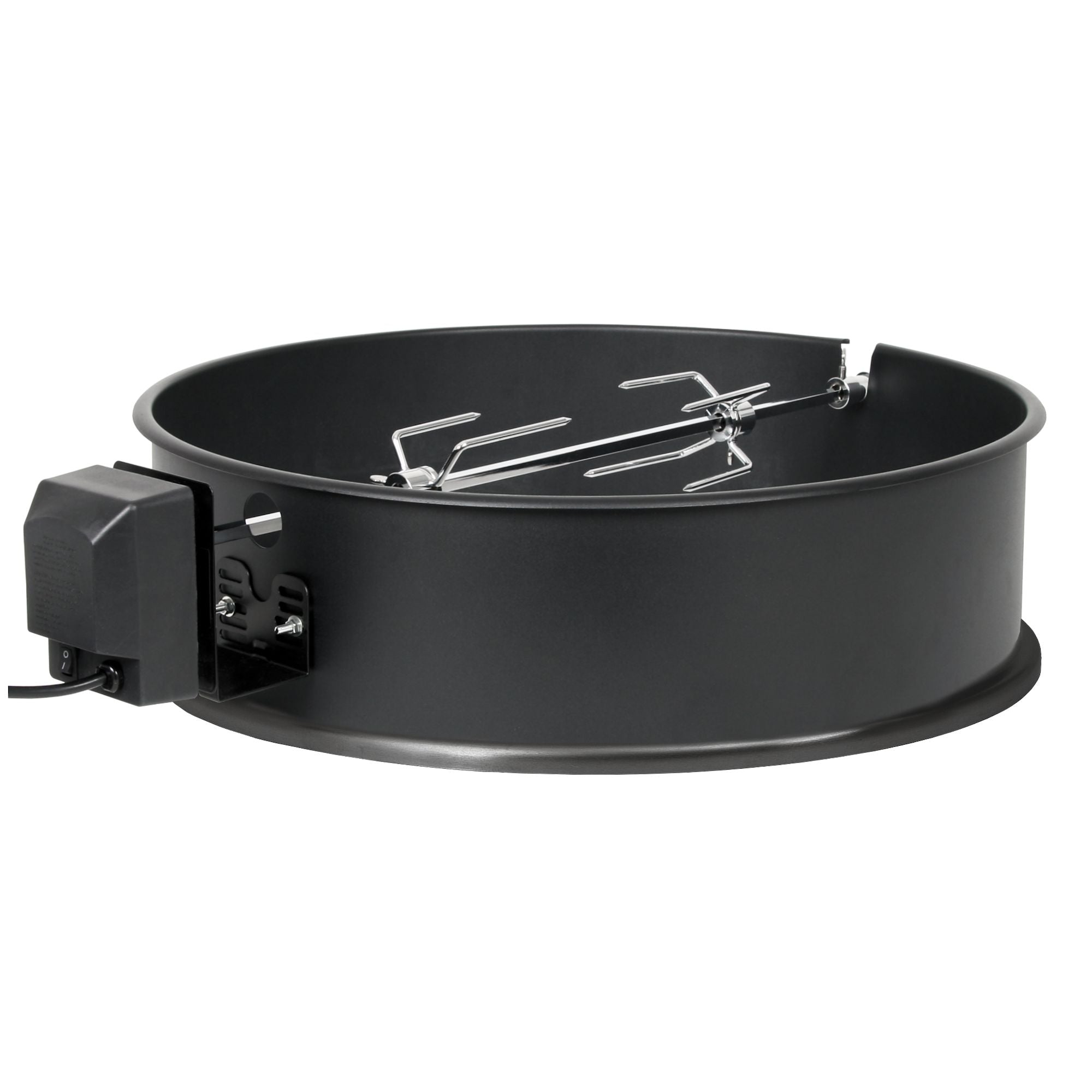 Grill skewer set, for Ø 57 cm kettle grill, including grill body, skewer, motor and meat forks