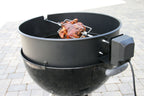 Grillspieß-Set, für Ø 47 cm Kugelgrill, inkl. Grillkörper, Spieß, Motor und Fleischnadeln