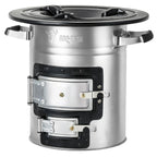 Raketenofen "RAKETE #2", Edelstahl, Rocket Stove für Dutch Oven