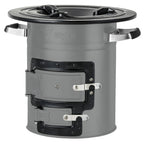 Raketenofen "RAKETE #2", Edelstahl, Rocket Stove für Dutch Oven