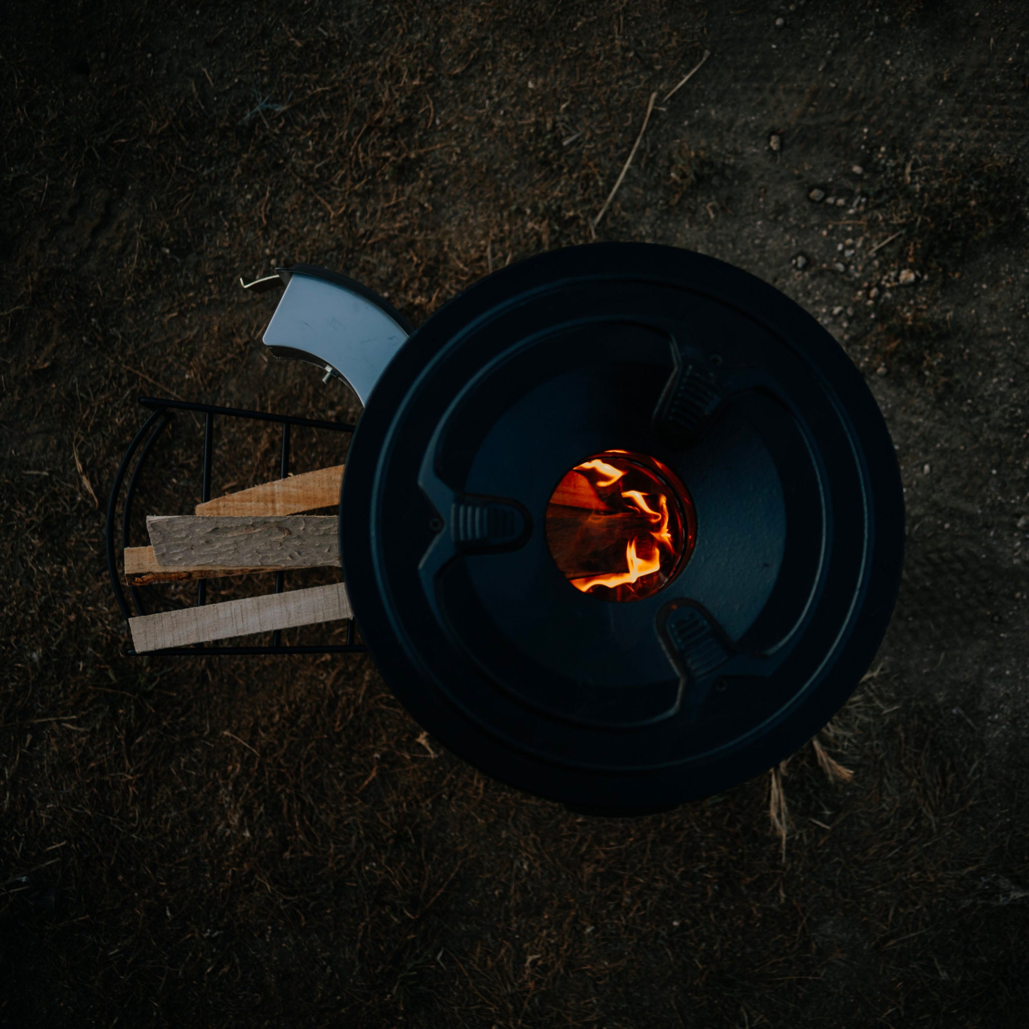 Raketenofen "RAKETE #2", Edelstahl, Rocket Stove für Dutch Oven