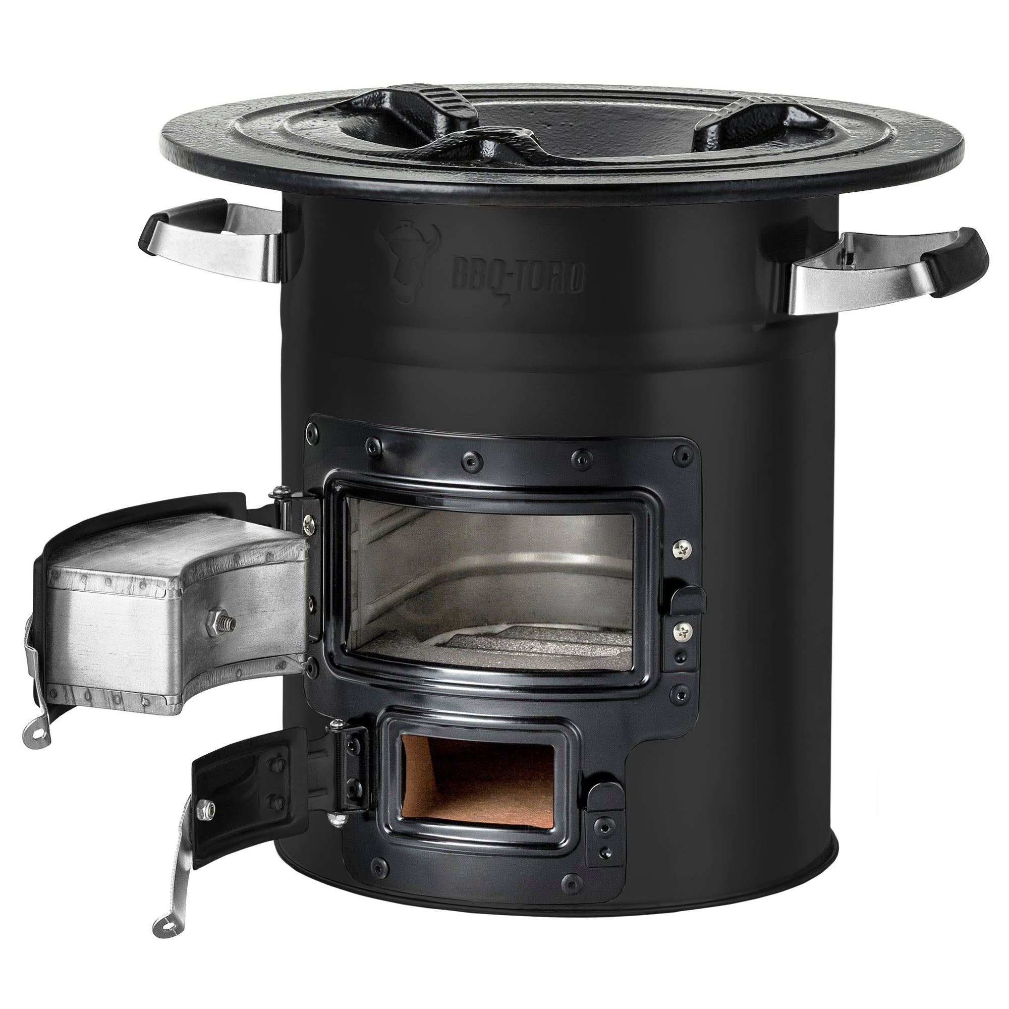 Raketenofen "RAKETE #2", Edelstahl, Rocket Stove für Dutch Oven