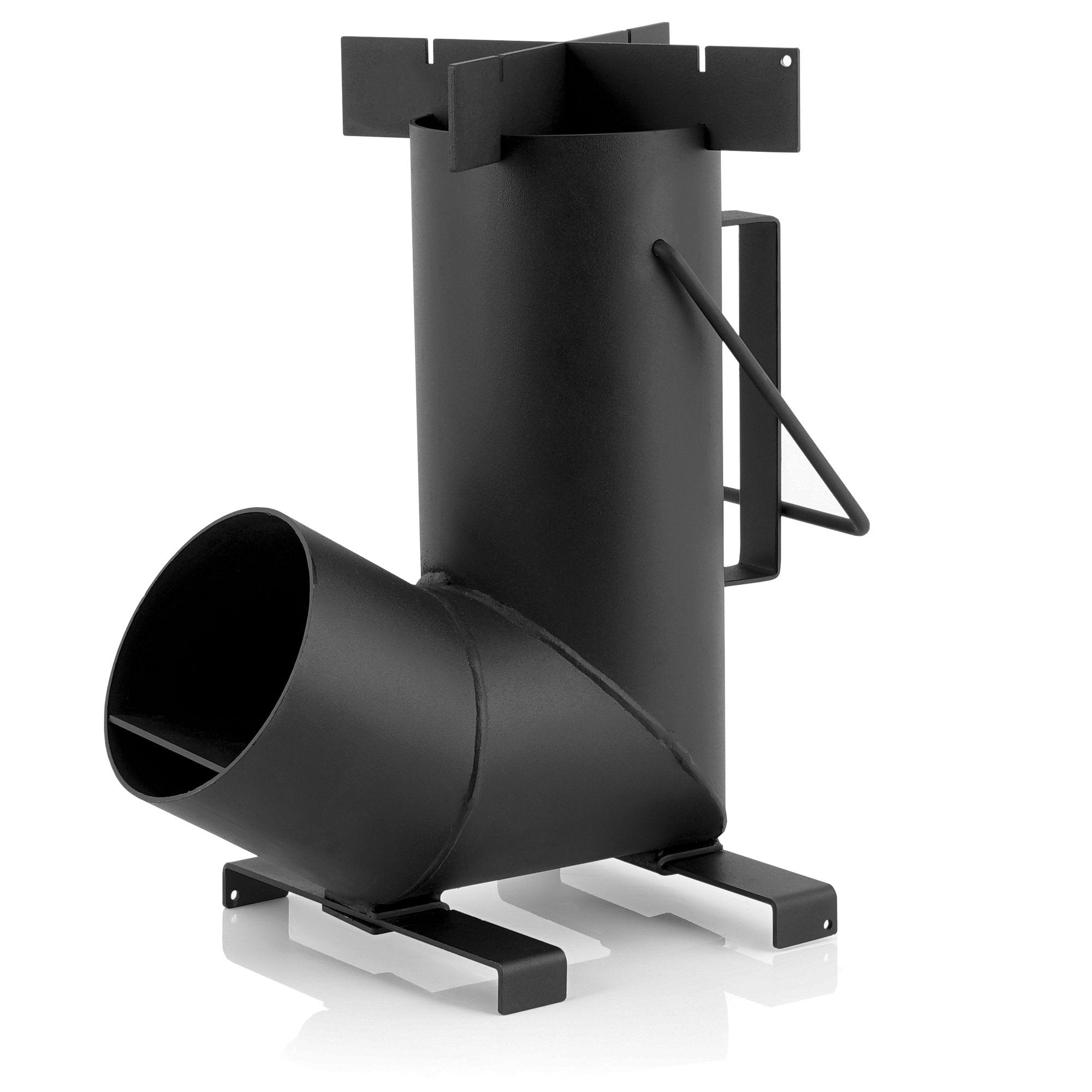 Raketenofen "RAKETE 6", Rocket Stove aus 1,5-mm-dickem Stahl für Dutch oven