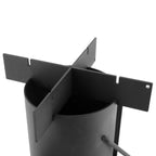 Raketenofen "RAKETE 6", Rocket Stove aus 1,5-mm-dickem Stahl für Dutch oven