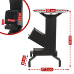Raketenofen "RAKETE #7" mit Grillplatte Ø 50 cm