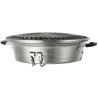 Grill Set für Raketenofen, inkl. Gusseisen Grillplatte, Grillrost, Tropfschale, Heber