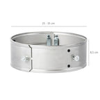 Power Ring für Raketenofen, Ø 25-35 x 8,5 cm, Edelstahl