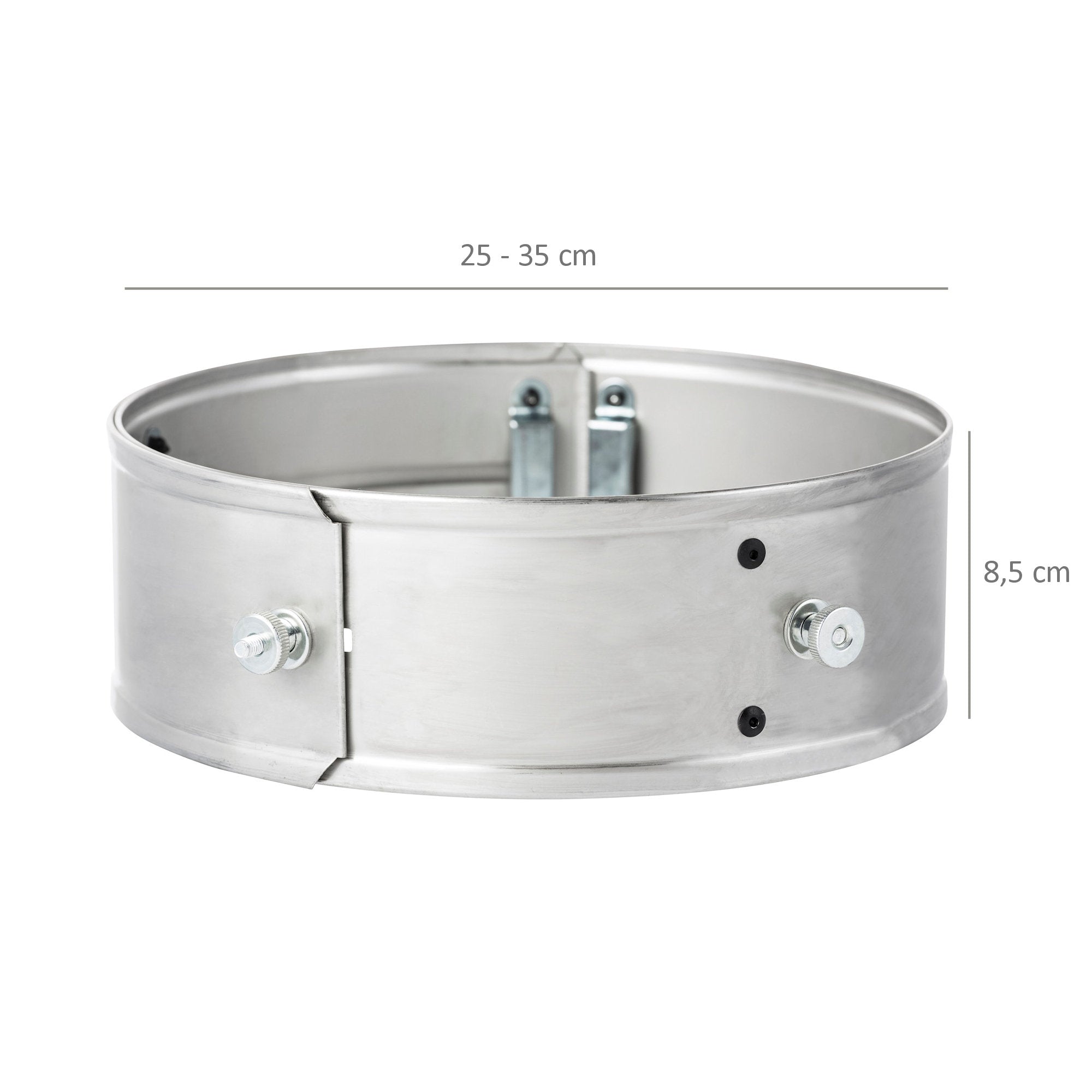 Power Ring für Raketenofen, Ø 25-35 x 8,5 cm, Edelstahl