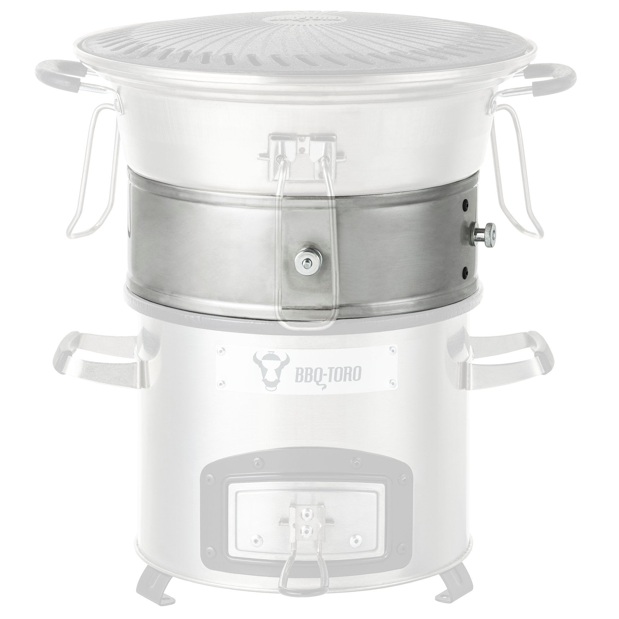 Power Ring für Raketenofen, Ø 25-35 x 8,5 cm, Edelstahl