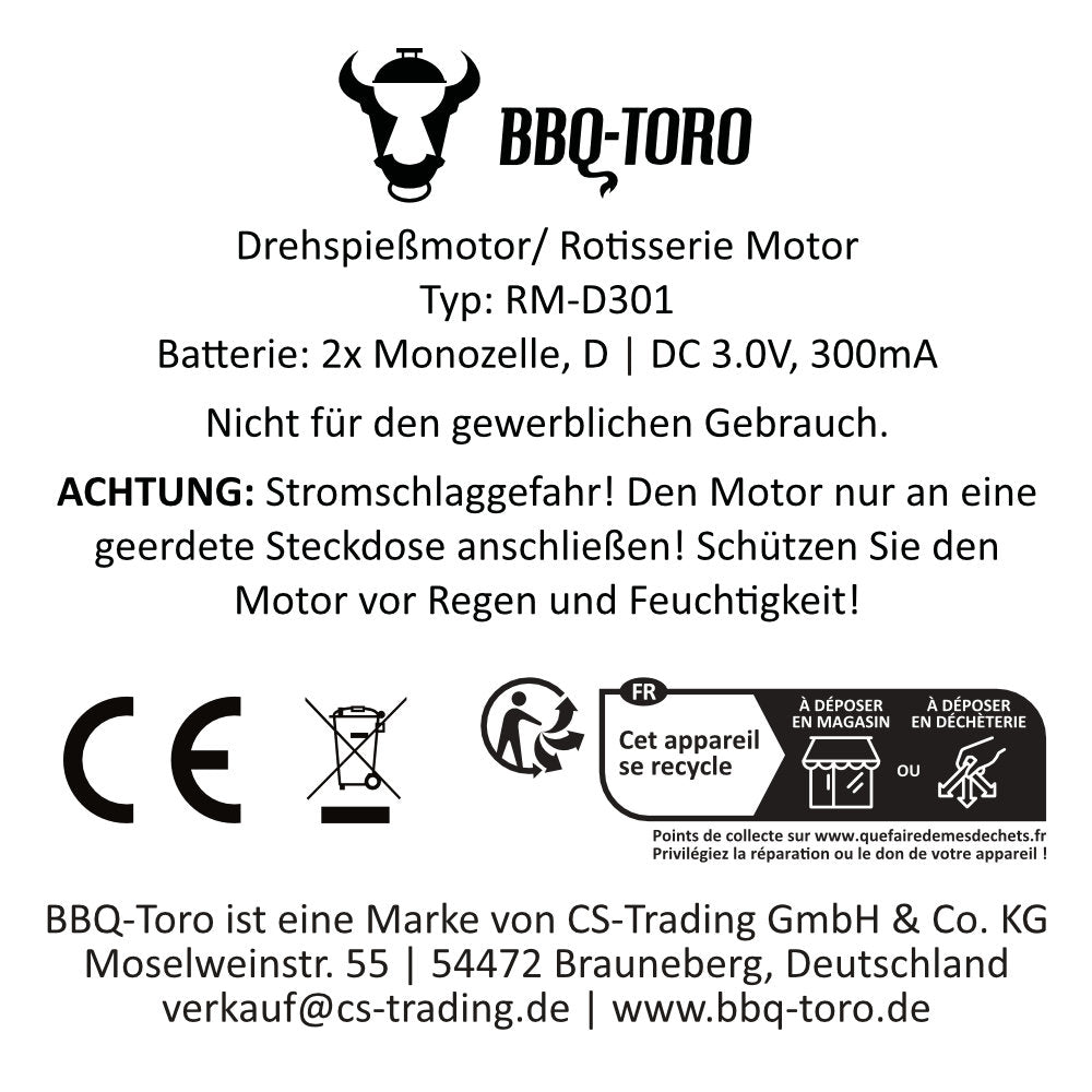 Spießset für Ihren Weber Go Anywhere Kohle- und Gasgrill, Erweiterung