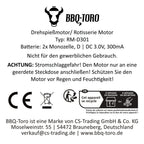 Grill skewer set, 70 cm, portable