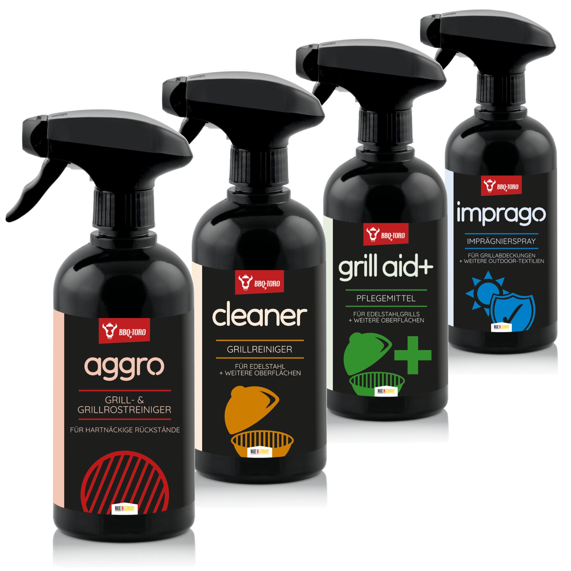 Allrounder Pflege Set, 4-teilig, Reiniger, Pflege & Imprägnierspray