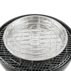 3-In-1 Rippchen und Hähnchenkeulen Halter, Edelstahl, inkl. Auffangschale