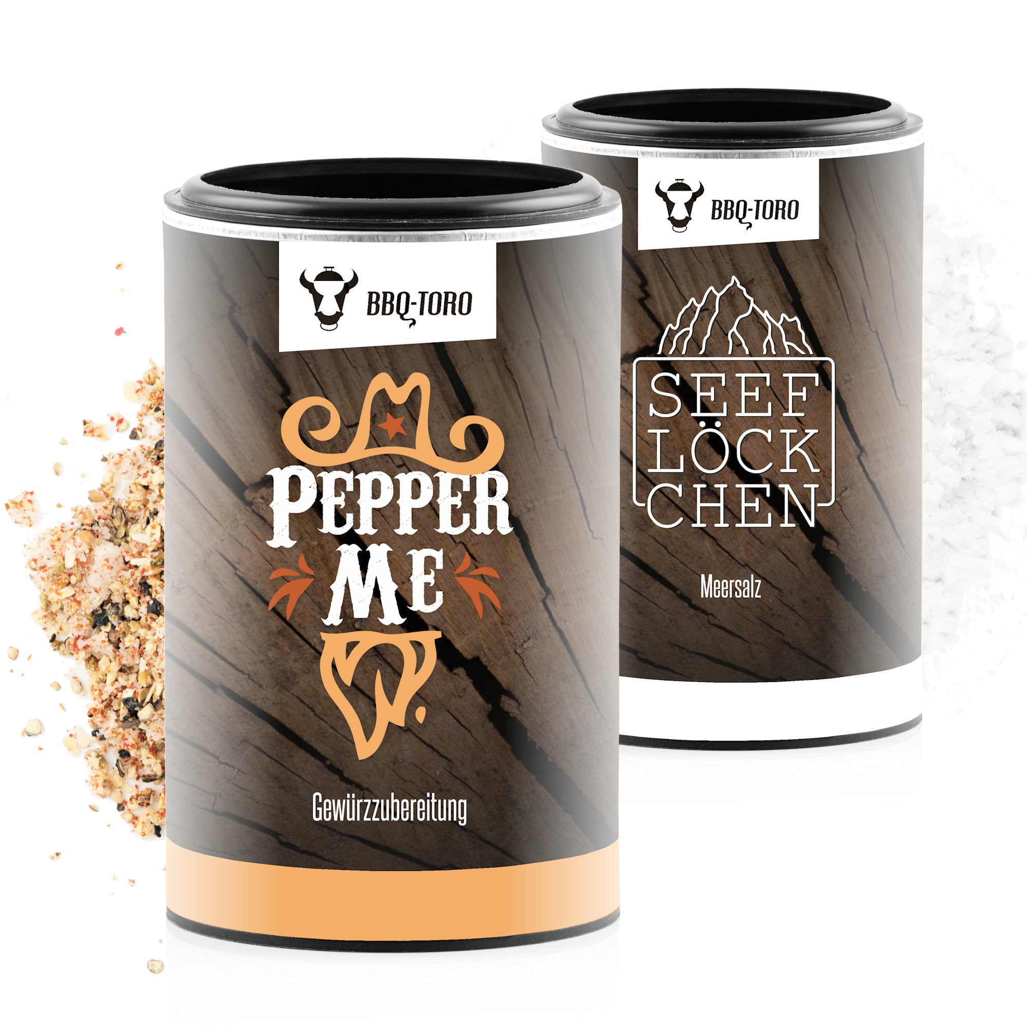 Spice set, "Pepper Me" and "Seaflakes", 90g + 100g