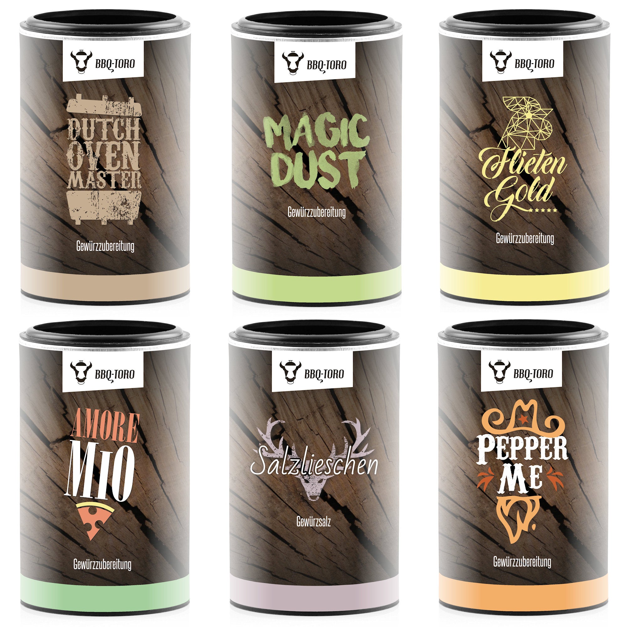 Spices 6-piece set "Classic", 610g, incl. gift packaging