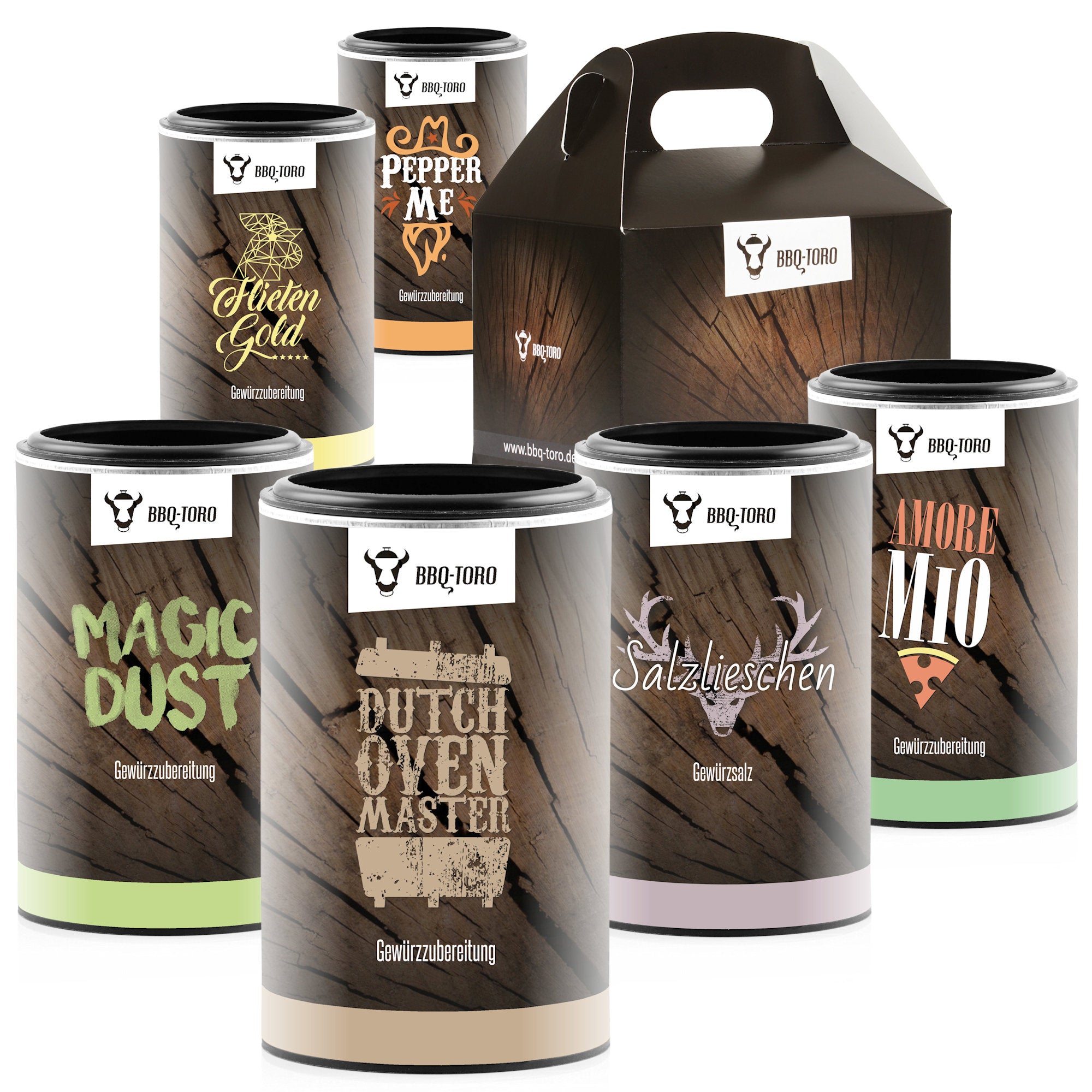 Spices 6-piece set "Classic", 610g, incl. gift packaging
