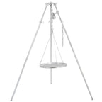 Dreibein Grill, 119 - 184 cm, verzinktes Eisen, inkl. Grillrost