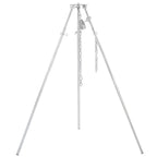 Dreibein Grill, 119 - 184 cm, verzinktes Eisen, inkl. Grillrost