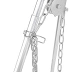 Dreibein Grill, 119 - 184 cm, verzinktes Eisen, inkl. Grillrost