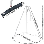 Dreibein Grill, 119 - 184 cm, verzinktes Eisen, inkl. Grillrost