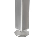 Charcoal grill with rotisserie attachment, 11 skewers, stainless steel, including motor.