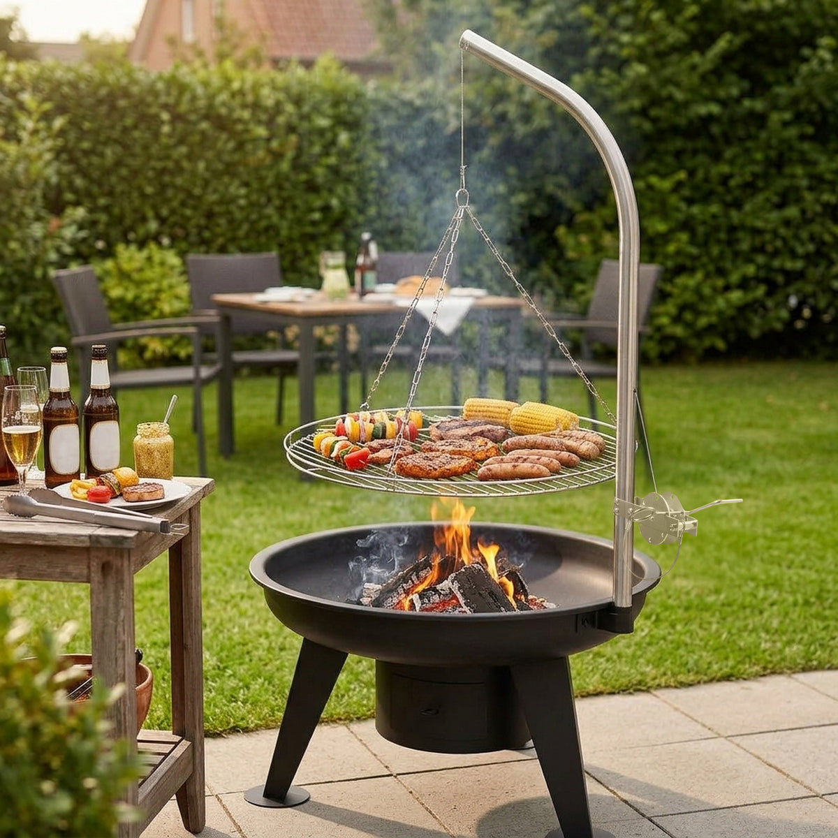 Swivel grill, including grill grate Ø 64 cm