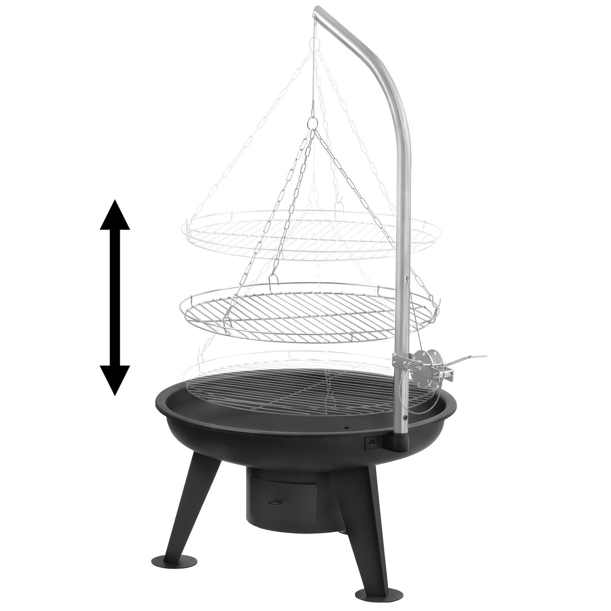 Swivel grill, including grill grate Ø 64 cm