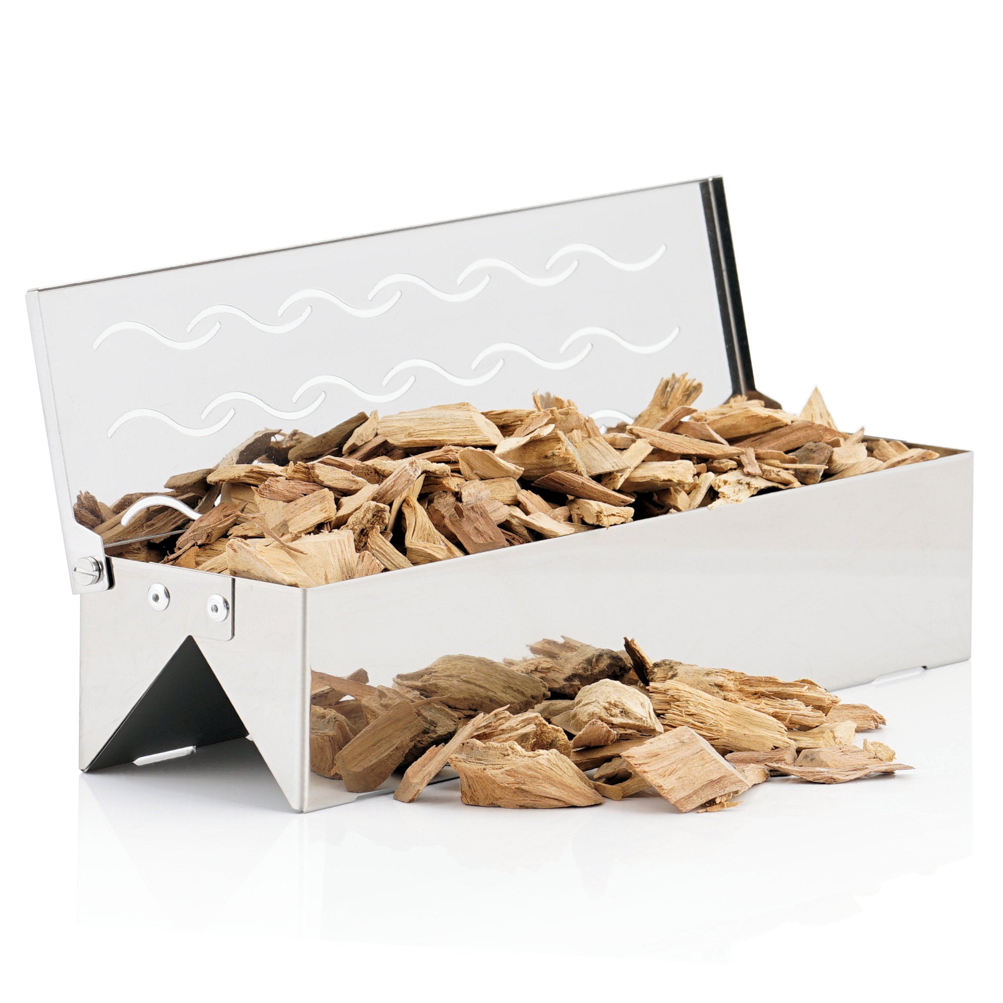 Räucherbox "Triangle", für Grill, Edelstahl