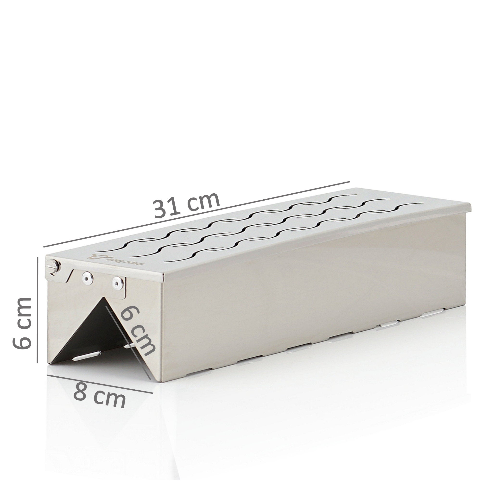 Räucherbox "Triangle", für Grill, Edelstahl