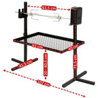 Grill skewer set, 70 cm, portable