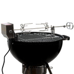 Grill skewer set, 79 cm, stainless steel, including meat clamps