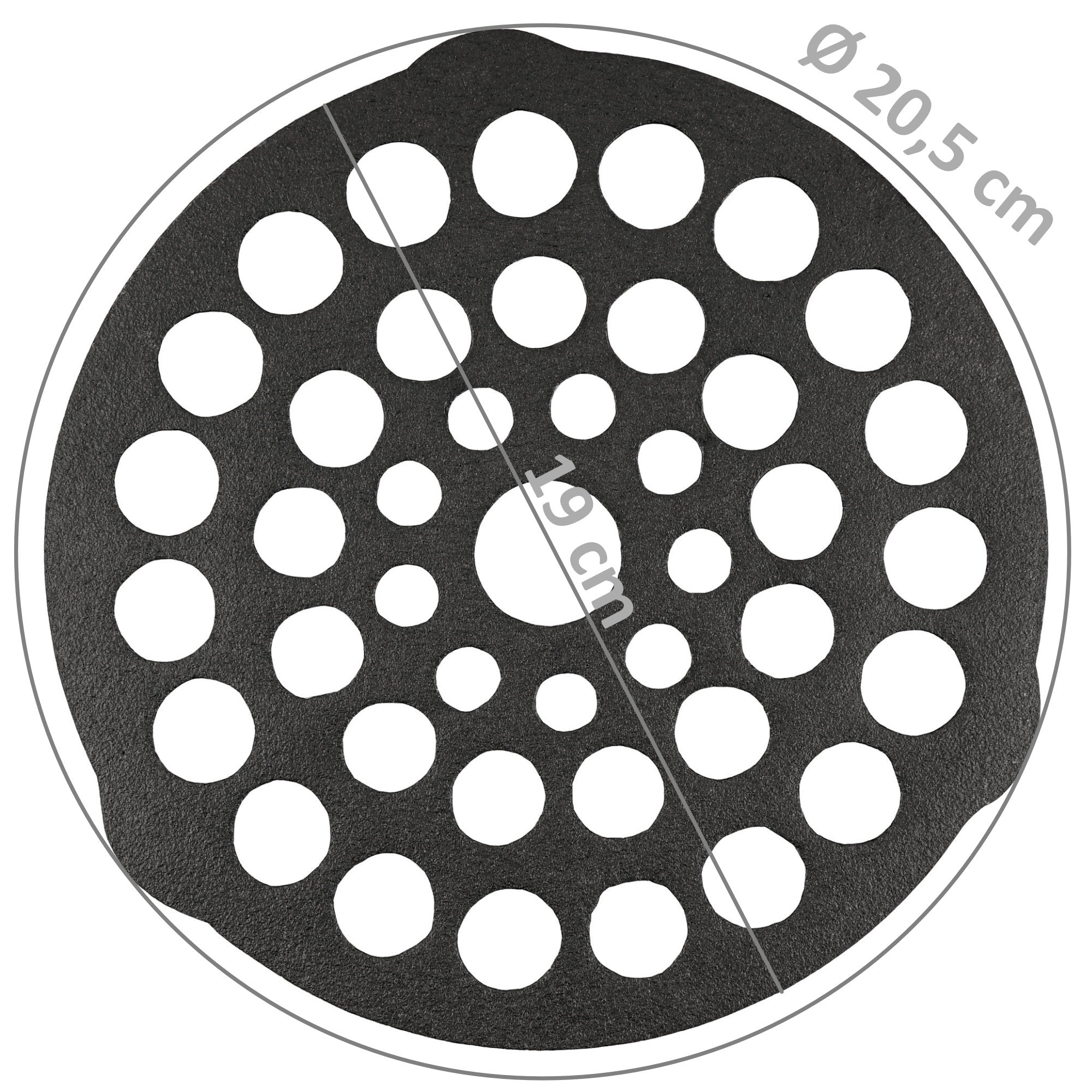 Dutch Oven Einsatz, Ø 20 cm, Gusseisen