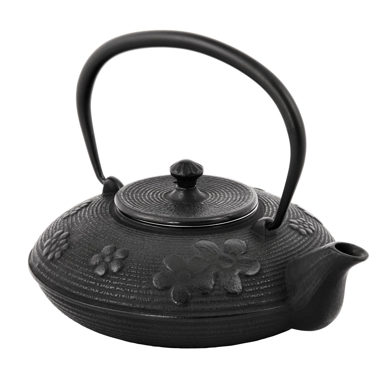 Asian-style teapot, 1.2 liters, cast iron, including stainless steel strainer