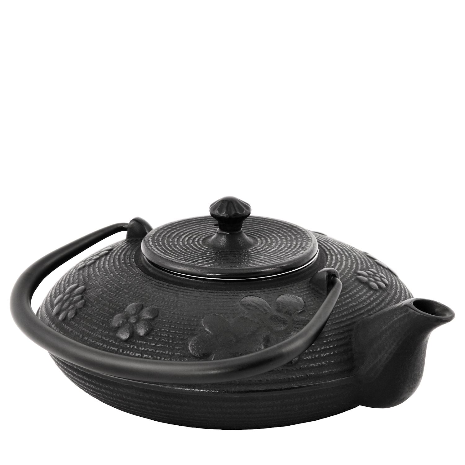 Asian-style teapot, 1.2 liters, cast iron, including stainless steel strainer