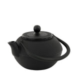 Théière de style asiatique, 1,2 litre, en fonte, avec filtre en acier inoxydable.