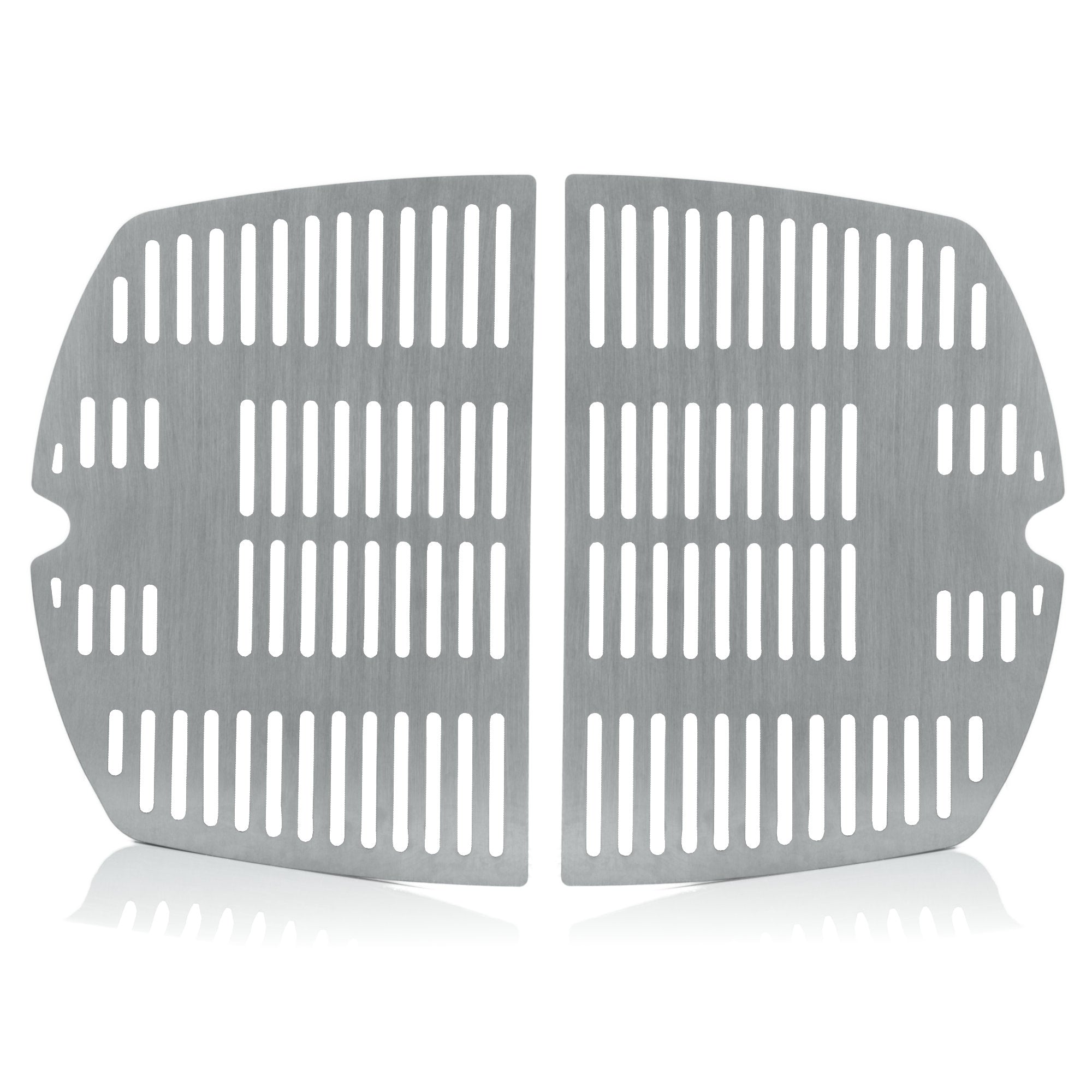 Grille de barbecue, lot de 2, en acier inoxydable, compatible avec le Weber Q2000
