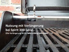 Spießset für Ihren Weber Spirit Gasgrill, inkl. Fleischnadeln, Motor, Motorhalter