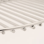 Grille de maintien au chaud en acier inoxydable, compatible avec les barbecues à bouilloire et les barbecues kamado de Ø 57 cm