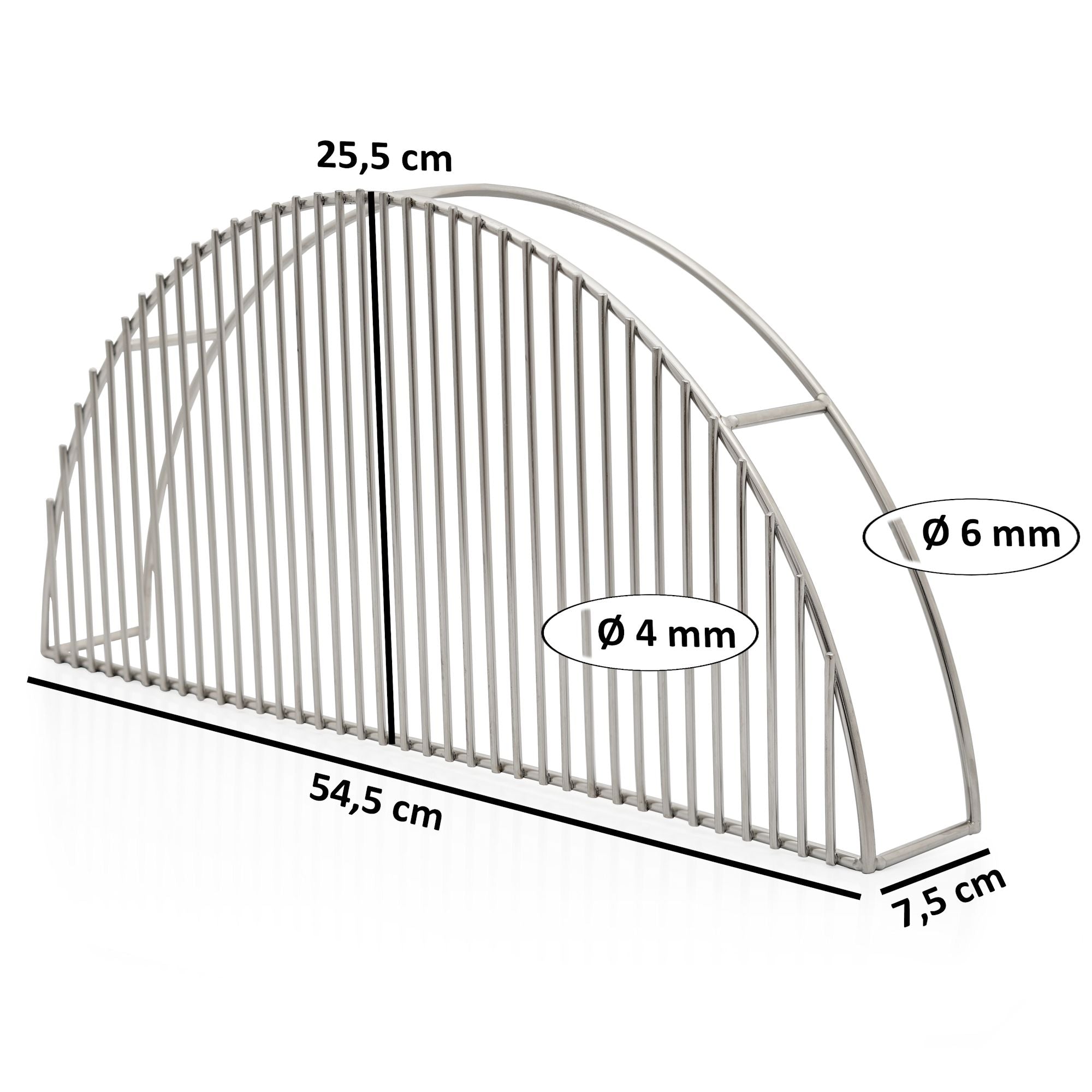 Warmhalterost, Edelstahl, für Ø 57 cm Kugelgrill, Universal Grillrost Erhöhung